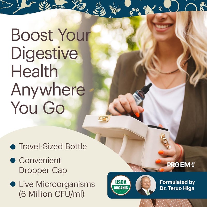 TeraGanix Organic Liquid Probiotic Gut Health Supplement Dr Formulated for Adults  Kids Improves Immune Function Digestion  Nutrient Absorption 6 Mil CFUml 4 fl oz - Image 2