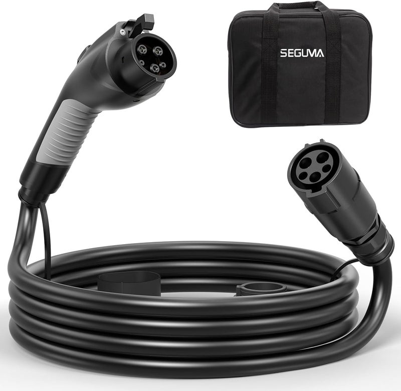 SEGUMA 40FT 50A J1772 EV Charger Extension Cable with Carrying Bag - Image 1