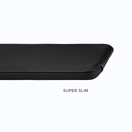 Comfyable Tablet Sleeve Compatible with iPad Air 11" M3 2025, iPad Pro 11 Inch M5 2025 & Smart/Magic Keyboard with Pencil Holder-PU Leather Bag Water-Resistant Slim Case - Black Pebbled - Image 5