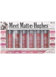 theBalm The Balm Mini Meet Matte Hughes Liquid Lipstick Kit, Edition 10  - Image 1