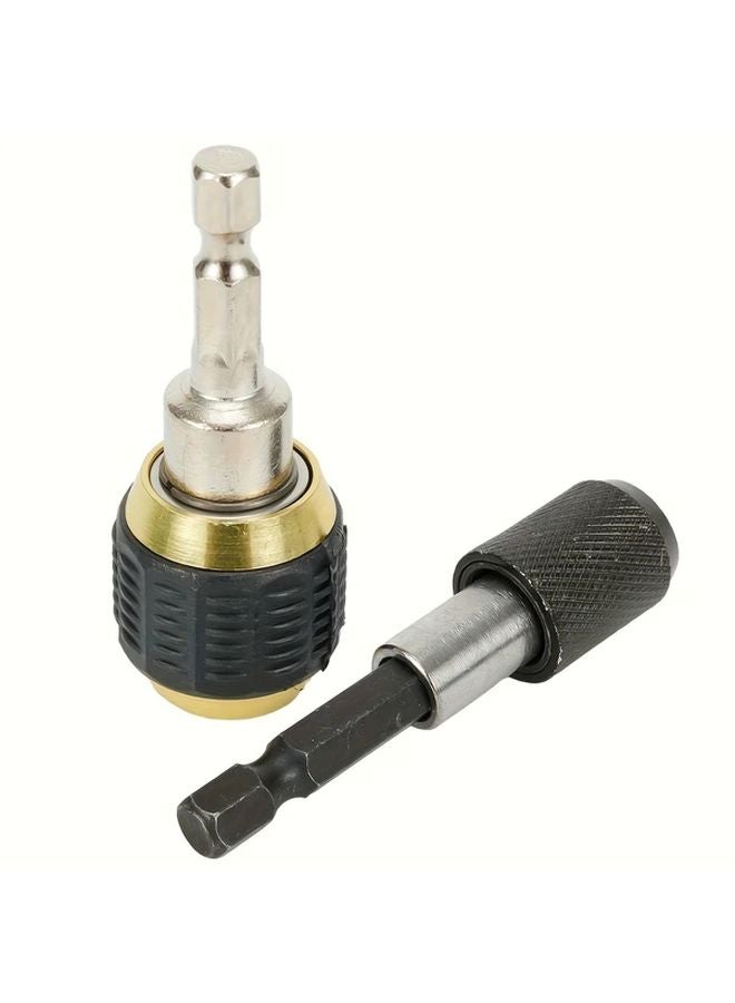2pcs Large Head Pop Up Quick Release Self Locking Adapter with 60mm Shank Extension Rod - Image 1