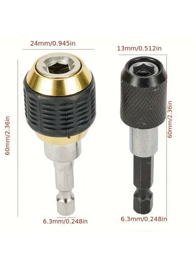 2pcs Large Head Pop Up Quick Release Self Locking Adapter with 60mm Shank Extension Rod - Image 4