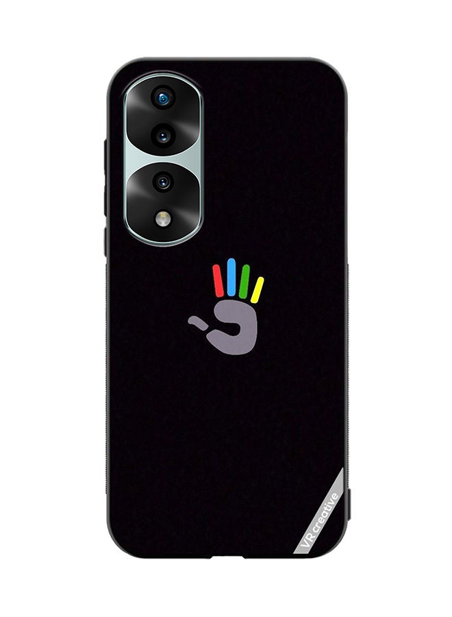 VR CREATIVE Protective Case Cover For Honor 70 Pro Colorful Hand Design Multicolour - Image 1