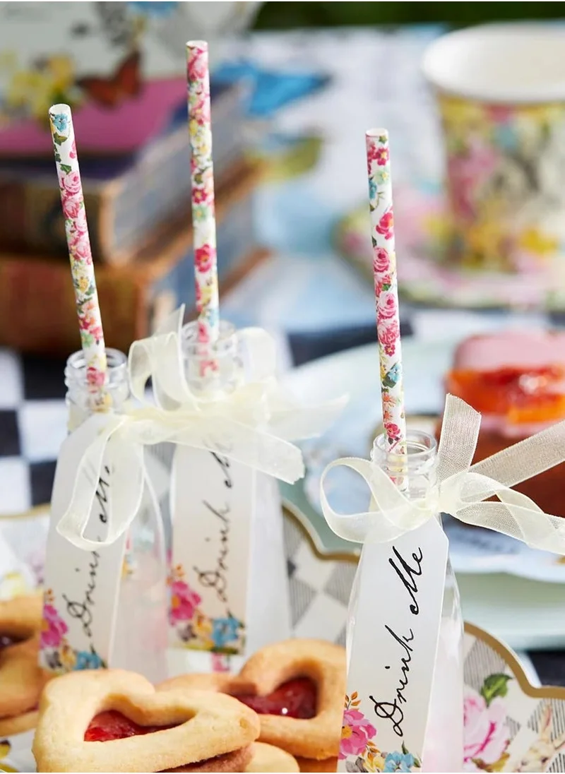 Talking Tables Truly Alice Drink Set, Bottle, Tag & Straw