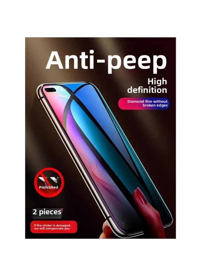 Generic - Applicable Oppoa92s Tempered Film A93 Anti-peep A92s Full Screen A32 Mobile Phone Oppa93 Anti-peep A53 Anti-peep-Color:Collection Plus Purchase ※ Enjoy The Bad Package Compensation 30 Days For 1 Year Warranty-Dimensions:OPPO Other Models - Image 1