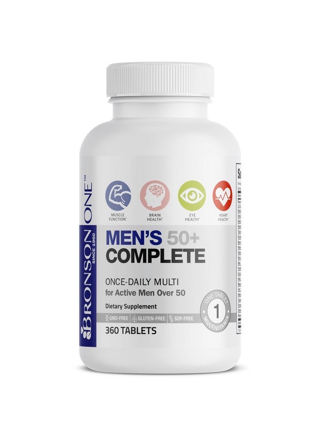 Bronson ONE Daily Mens 50+ Complete Multivitamin Multimineral, 360 Tablets - Image 5