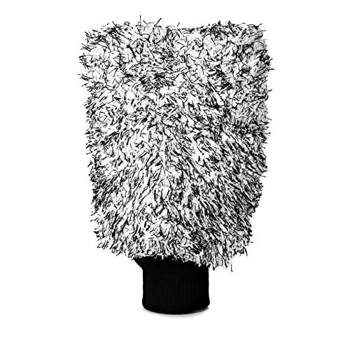 Adam's Polishes Microfiber Car Wash Mitt, Car Sponge Wrapped in Soft, Plush Fiber Cloth Material, Safe Washing with Any Car Soap, Bucket, Foam Gun, Foam Cannon, Other Cleaning Supplies - Image 1