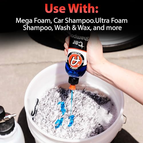 Adam's Polishes Microfiber Car Wash Mitt, Car Sponge Wrapped in Soft, Plush Fiber Cloth Material, Safe Washing with Any Car Soap, Bucket, Foam Gun, Foam Cannon, Other Cleaning Supplies - Image 5