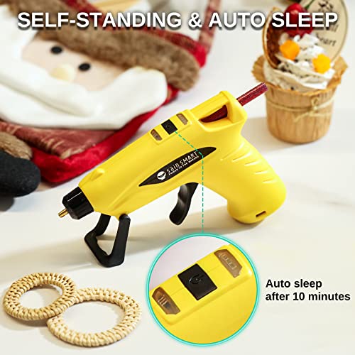 SainSmart Mini Cordless Hot Glue Gun with Anti-Drip Design and 20 Glue Sticks for Christmas Decorations, DIY, Creative Crafts & Arts, and Quick Repairs - Image 3
