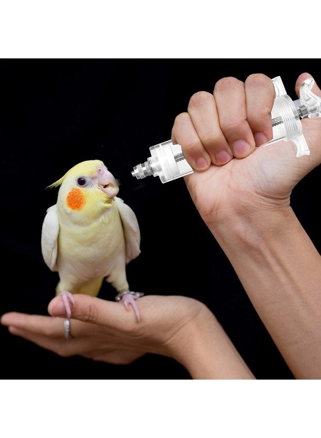 OBANGONG 3 PCS Bird Feeding Syringe Feeding Tubes for Baby Birds Used for Pet Sick Bird Parrot Feed Milk or Medicine,with 3 Curved Tubes 50ml,20ml,10ml - Image 5