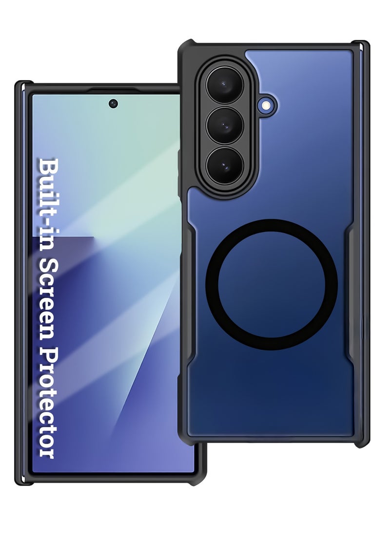 إكسوند حافظة حماية متوافقة مع for Samsung Galaxy Z Fold 8 Ultra مزودة بواقي شاشة مدمج، متوافقة مع MagSafe، وغطاء خلفي بتصميم حماية مرتفع للكاميرا - Image 1
