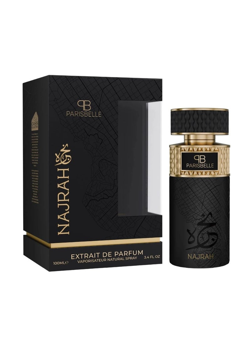 Parisbelle Najrah Extrait De Parfum 100ml Unisex Floral Spicy Woody Long Lasting Perfume by Parisbelle - Image 2