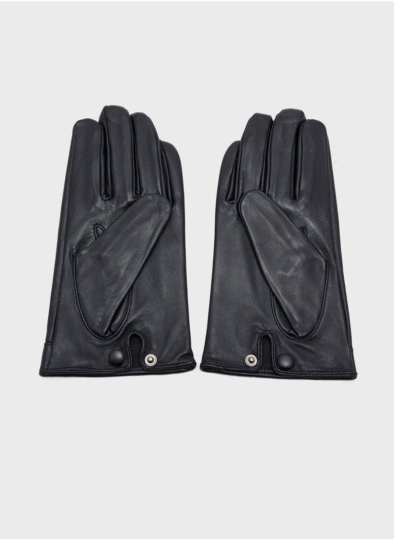 Robert Wood Genuine Leather Gloves  - Image 3