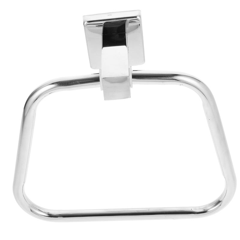 Stainless Steel Towel Ring Wall Mounted Heavy Duty Rust Resistant Bathroom Kitchen Holder - Image 2