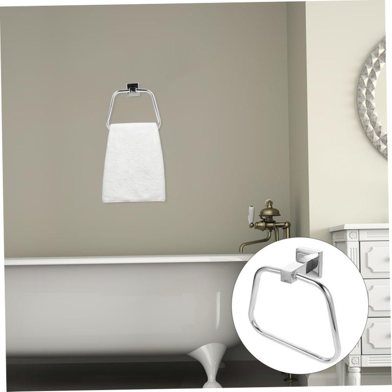 Stainless Steel Towel Ring Wall Mounted Heavy Duty Rust Resistant Bathroom Kitchen Holder - Image 5