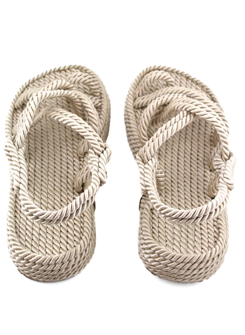 Mumka Rope Sandals Nomads Finger - Ivory White