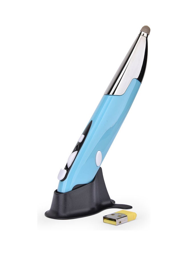2.4Ghz Wireless Optical Touch-Pen Mouse Blue/Silver/Black - Image 1