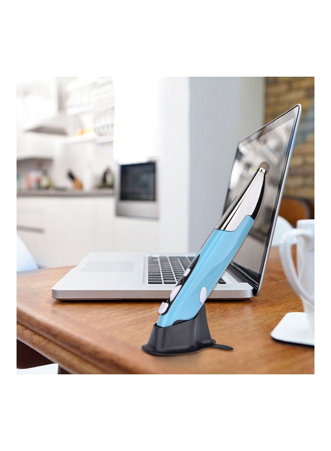 2.4Ghz Wireless Optical Touch-Pen Mouse Blue/Silver/Black - Image 4