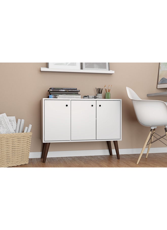 Tucano Wooden Storage Cabinet Cupboard  - Mdp 15Mm Color White 33 x 90 x 69.5 cm  - Image 1