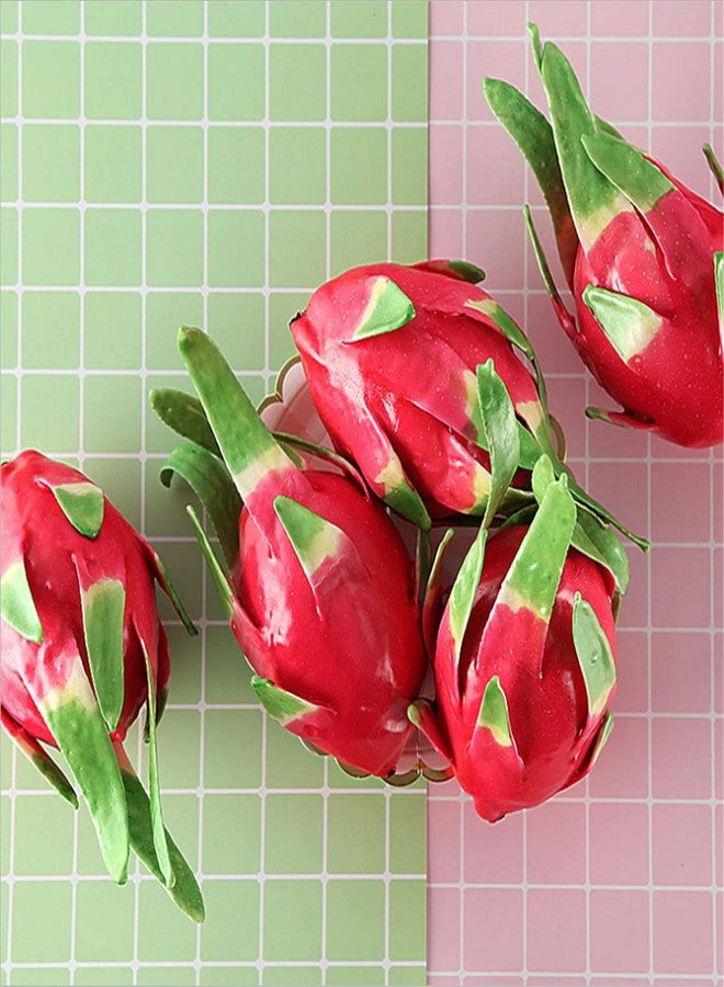 Zzooi 1PCS Artificial Pitaya Fake Dragon Fruit Display Props - Image 3