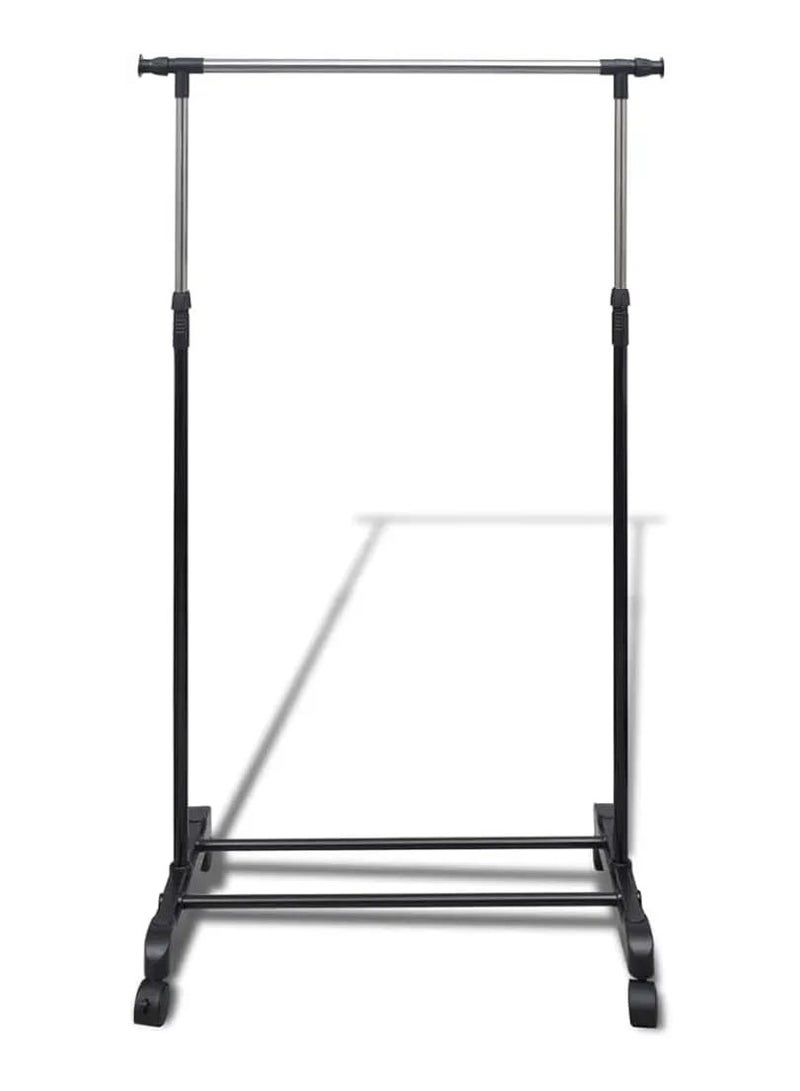 Silver Single Pole Clothes Rack - Image 1