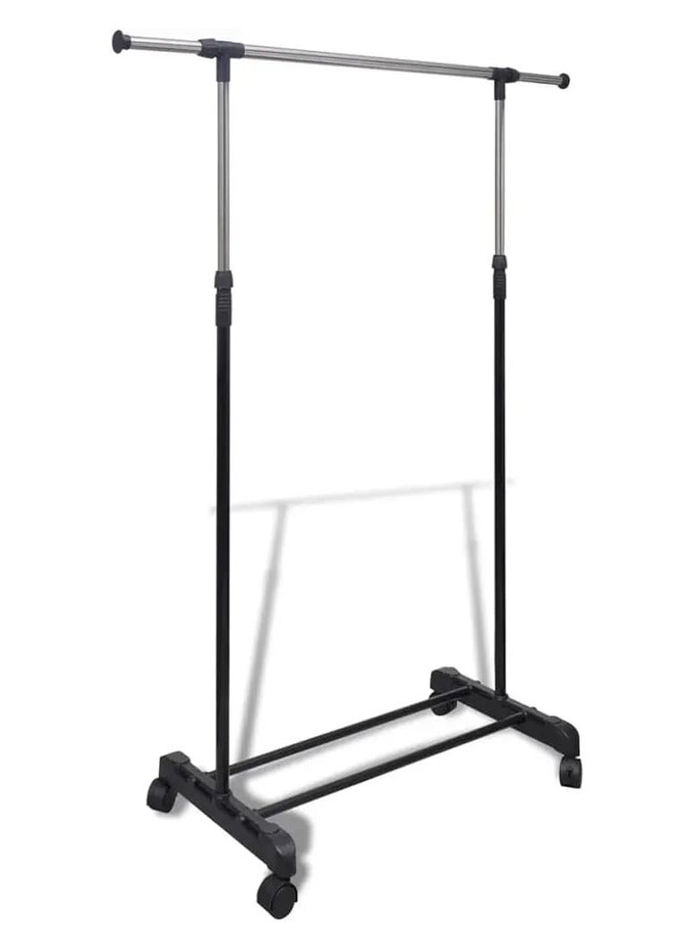 Silver Single Pole Clothes Rack - Image 2