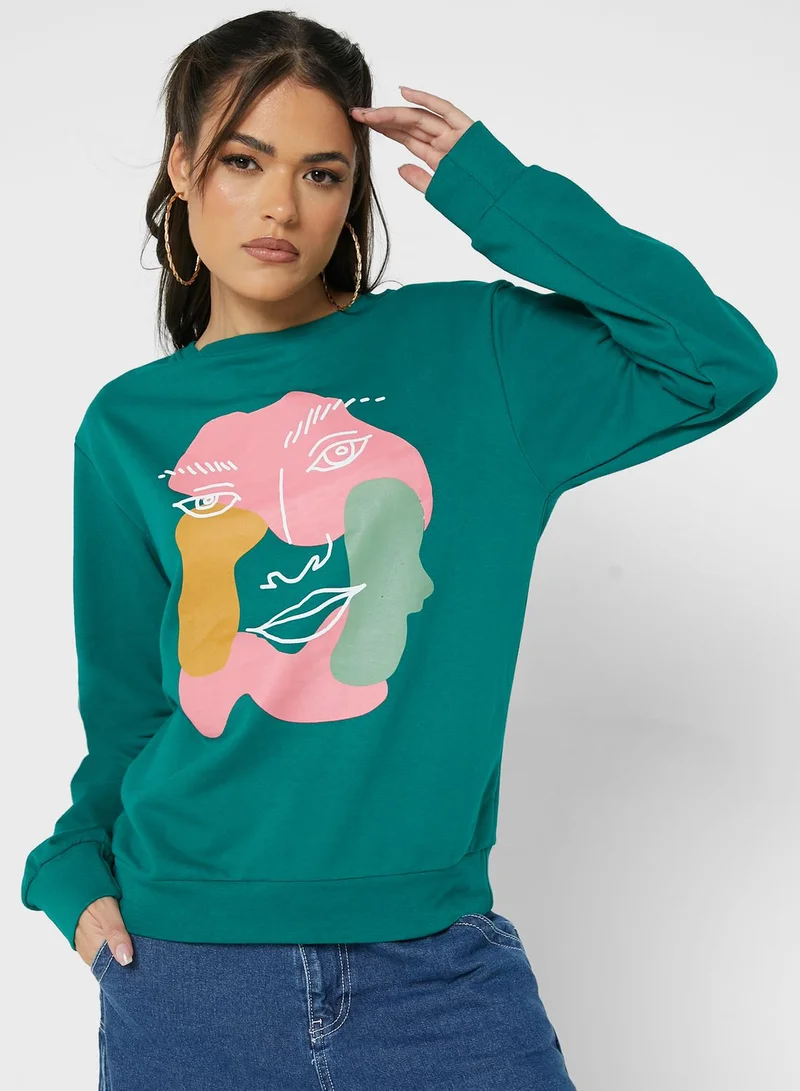 Ginger Graphic Sweatshirt