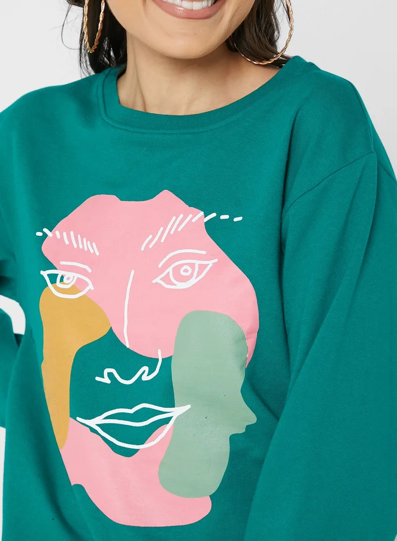 Ginger Graphic Sweatshirt