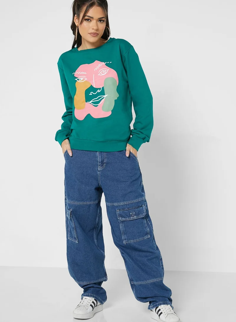 Ginger Graphic Sweatshirt