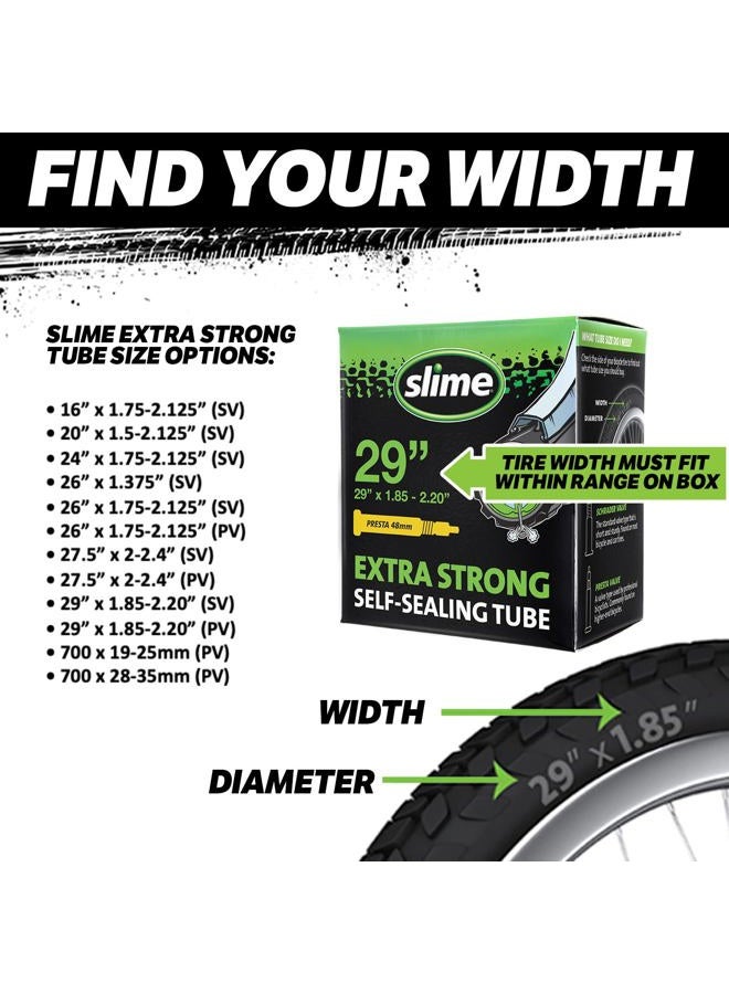 Slime 30076 Bike Inner Tube with Slime Puncture Sealant, Extra Strong, Self Sealing, Prevent and Repair, Presta Valve, 27.5 (650b) x 2.0-2.4 - Image 5