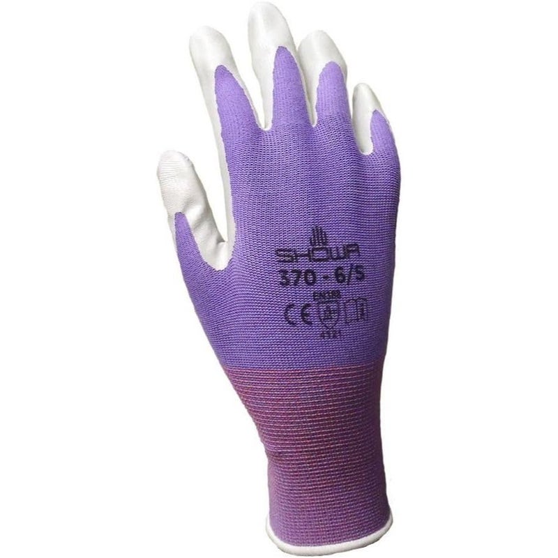ATLAS Showa Atlas 370 Garden Club Gloves. Assorted Colors - 4 Pack. Size Medium - Image 2