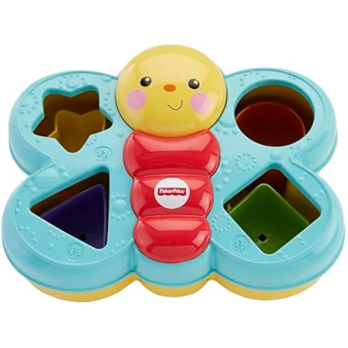BUTTERFLY SHAPE SORTER, BABY TOY BLOCKS - Image 2