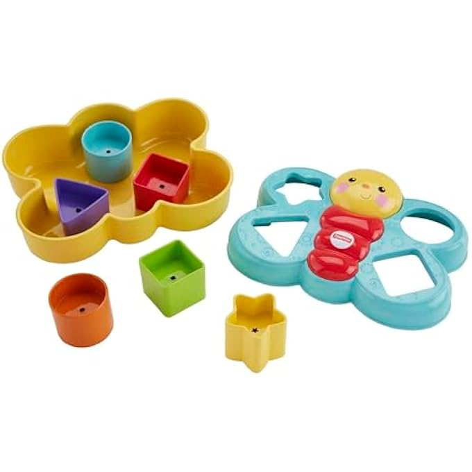 BUTTERFLY SHAPE SORTER, BABY TOY BLOCKS - Image 3