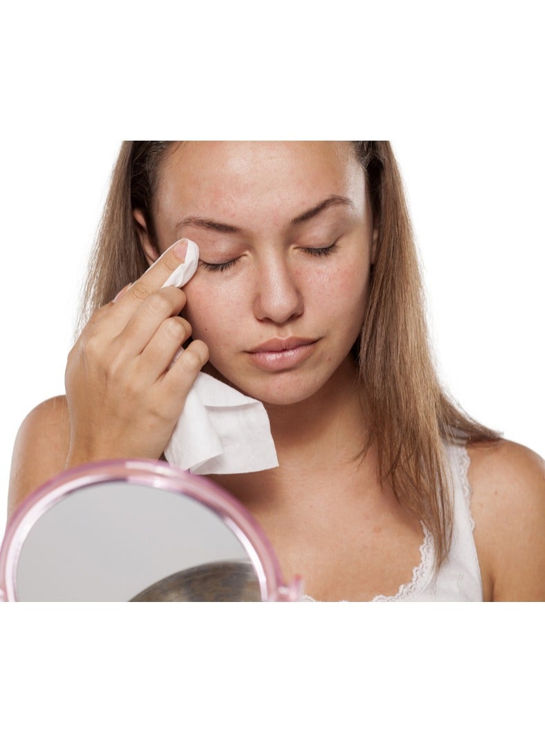 Makeup Remover Wipes With Soothing Aloe Vera & Refreshing Rose Extract for All Skin Types 25 Wipes - Image 2