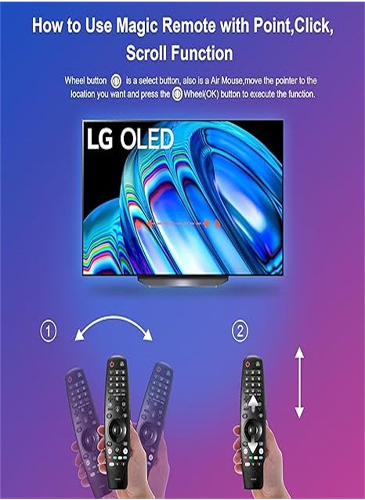 Generic - Replacement Magic Remote Control for LG Smart TV Remote LG-TV-Remote with Voice and Pointer Function Universal LG Remote for LG UHD OLED QNED NanoCell 4K 8K Models Google/Alexa - Image 1