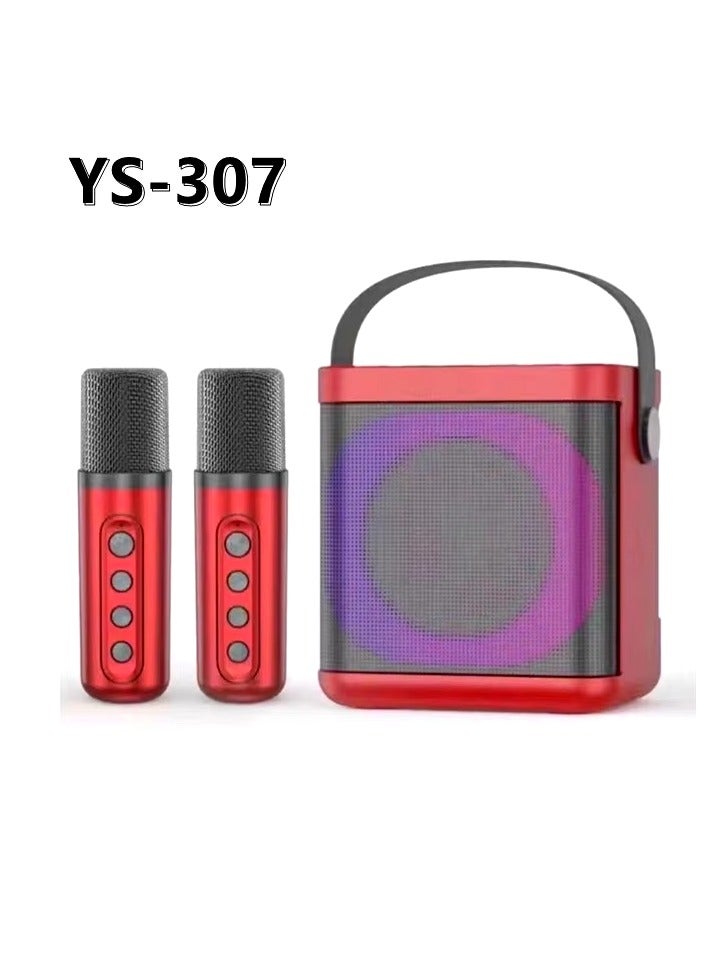 SU.YOSD YS307 Home Karaoke Portable Bluetooth Speaker Dual Wireless Microphone - Image 1
