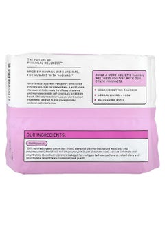 the Honey Pot company The Honey Pot Company, Organic Non-Herbal Pads with Wings, Regular, 20 Count  - Image 2