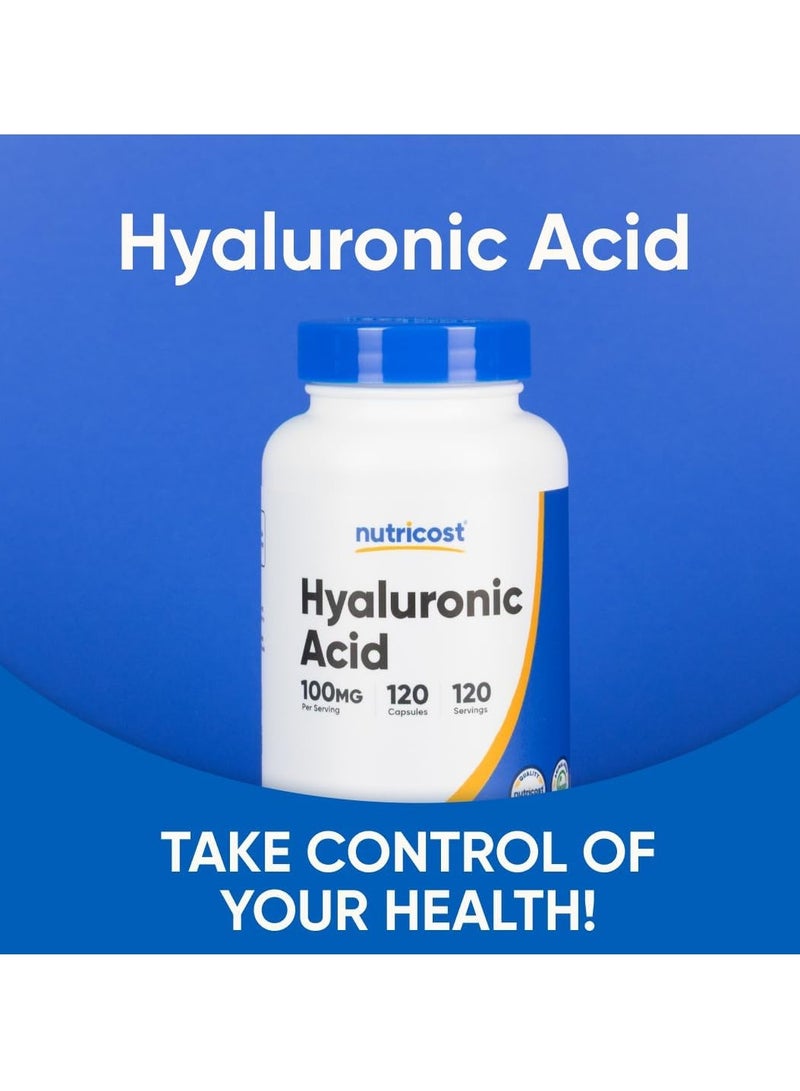 كبسولات حمض الهيالورونيك من نيوتريكوست، 100 ملغ، 120 كبسولة - Image 3