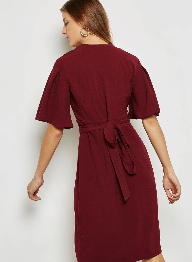 ELLA Wrap Front Dress