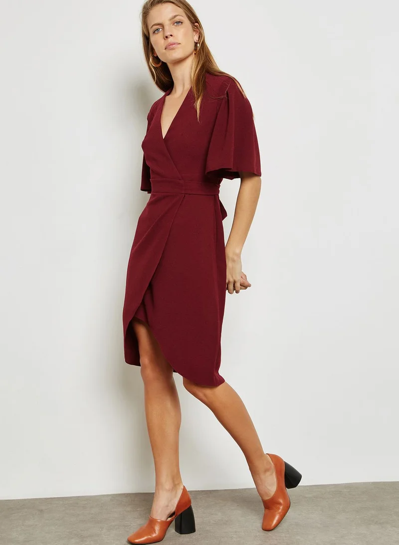 ELLA Wrap Front Dress