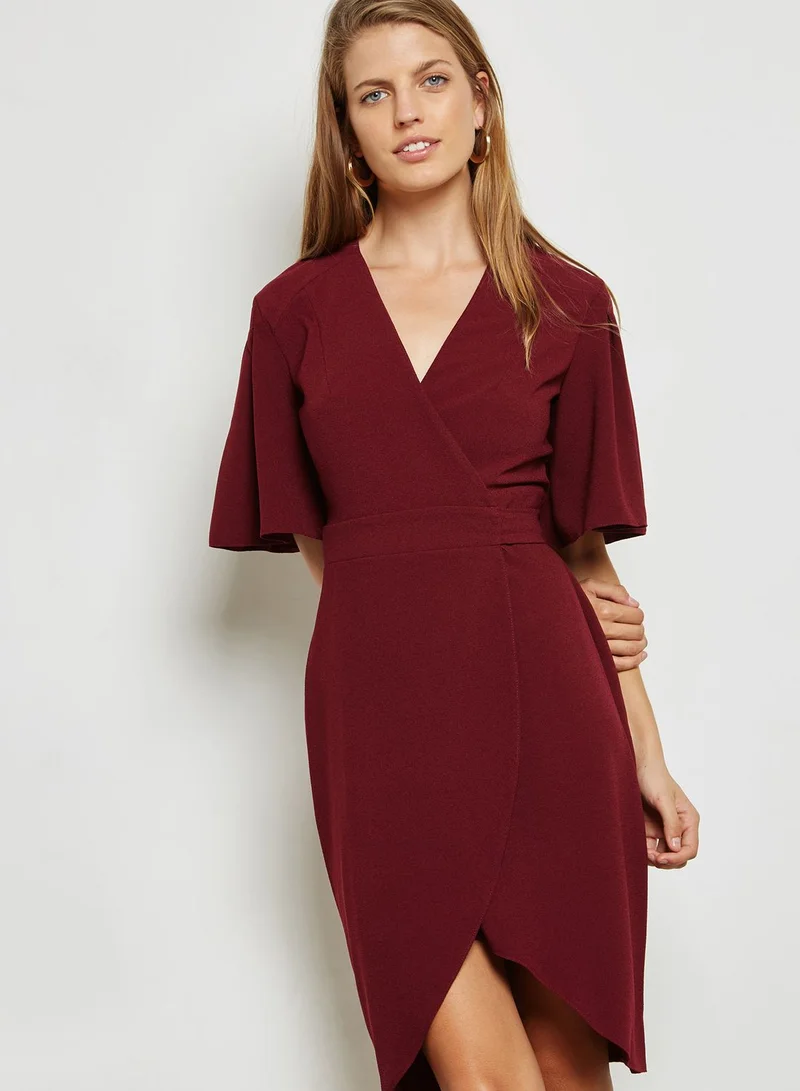 ELLA Wrap Front Dress