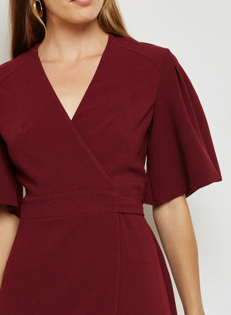 ELLA Wrap Front Dress