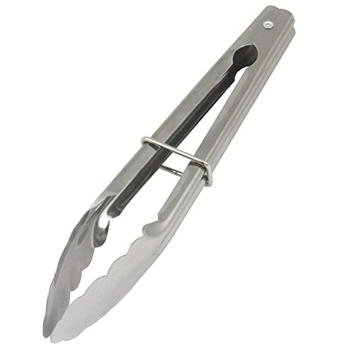 Chef Craft Clam Shell Tongs, 9-Inch, Stainless Steel - Image 1