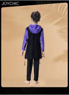 Joychic Girls Muslim Modest Summer Long Sleeve Full Coverage Sun Protection Swimwear Quick-drying and Breathable Beach Wear  - Image 3