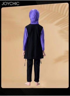 Joychic Girls Muslim Modest Summer Long Sleeve Full Coverage Sun Protection Swimwear Quick-drying and Breathable Beach Wear  - Image 5