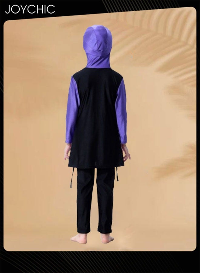 Joychic Girls Muslim Modest Summer Long Sleeve Full Coverage Sun Protection Swimwear Quick-drying and Breathable Beach Wear - Image 5