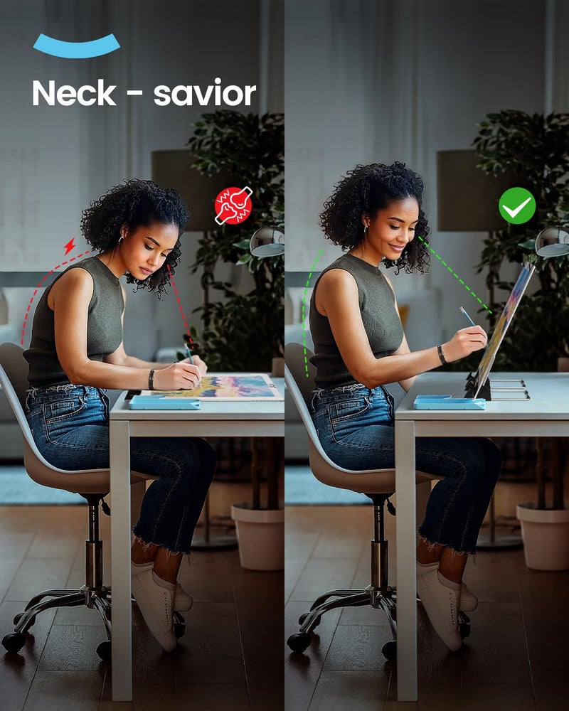 ARTDOT A3 LED Light Pad for Diamond Art Kits for Adults, USB Powered Light Board Kit, Adjustable Brightness with Diamond Painting Tools Detachable Stand and Clips - Image 5