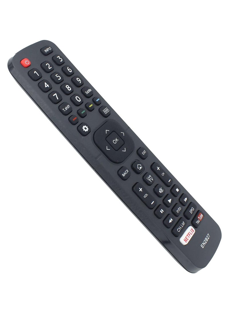 EN2B27 Replacement Remote Control for TV – Compatible with EN2A27, EN2C27, EN2D27, EN2B27HB Models – High-Performance, Universal Remote with Easy Setup, Ergonomic Design