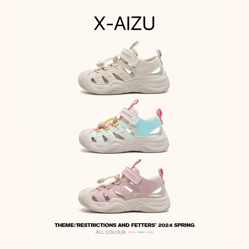 New 2025 Summer Foot Children'S Sports Sandals Baotou Children'S Shoes Boys Beach Shoes Girls Shoes Summer - Image 3