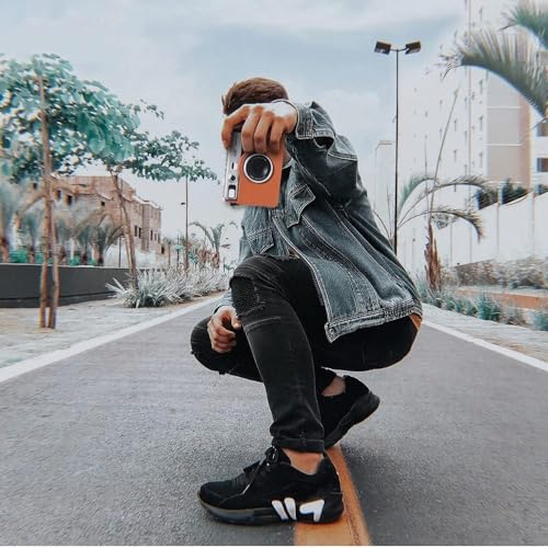 ZENKO Leather Mini Evo Cover Case - Compatible with Fujifilm Instant Camera (Brown) - Image 3